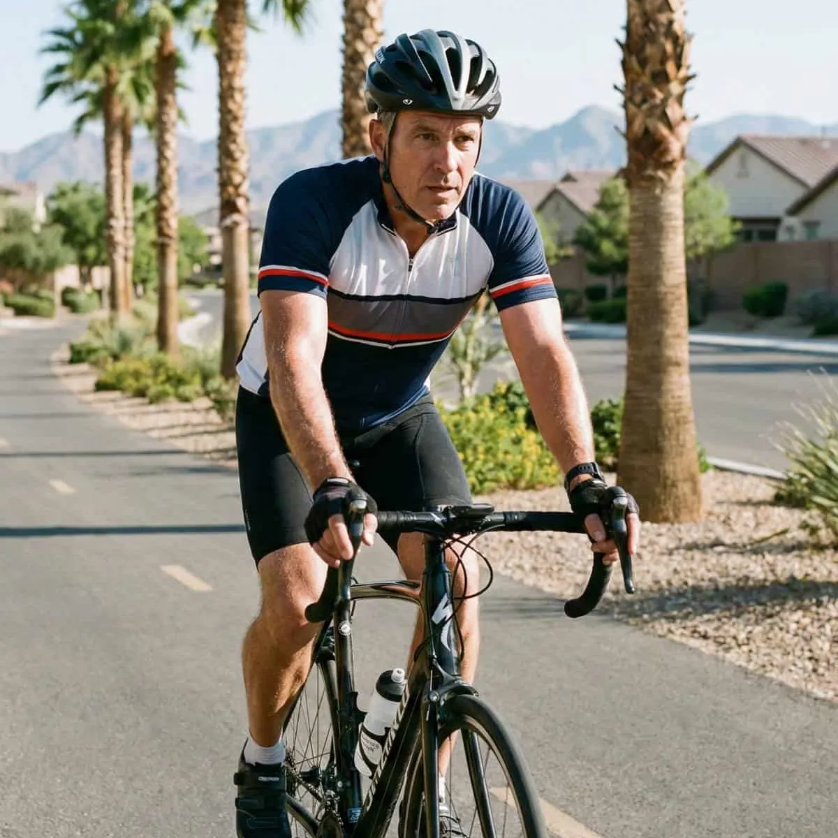 Men cycling for metabolic health